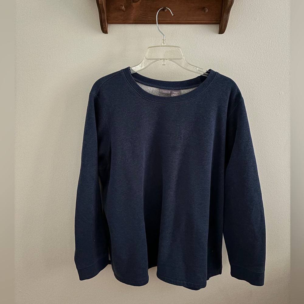 Basic Navy Crew Neck Sweater